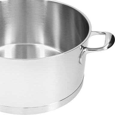 Demeyere Atlantis 7 Collection 8.4L 18/10 Stainless Steel Dutch Oven Side