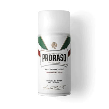 Proraso Shaving Cream 300ml Spray Can (For Sensitive Skin w/ Tea and Oat Extract)
