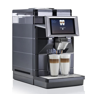 Saeco Magic M2 + Professional Super Automatic Espresso Machine Side Latte