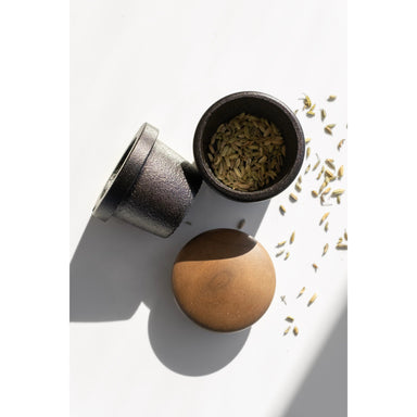 Skeppshult Swing Pepper and Spice Mill with Walnut lid - Made in Sweden Spices 
