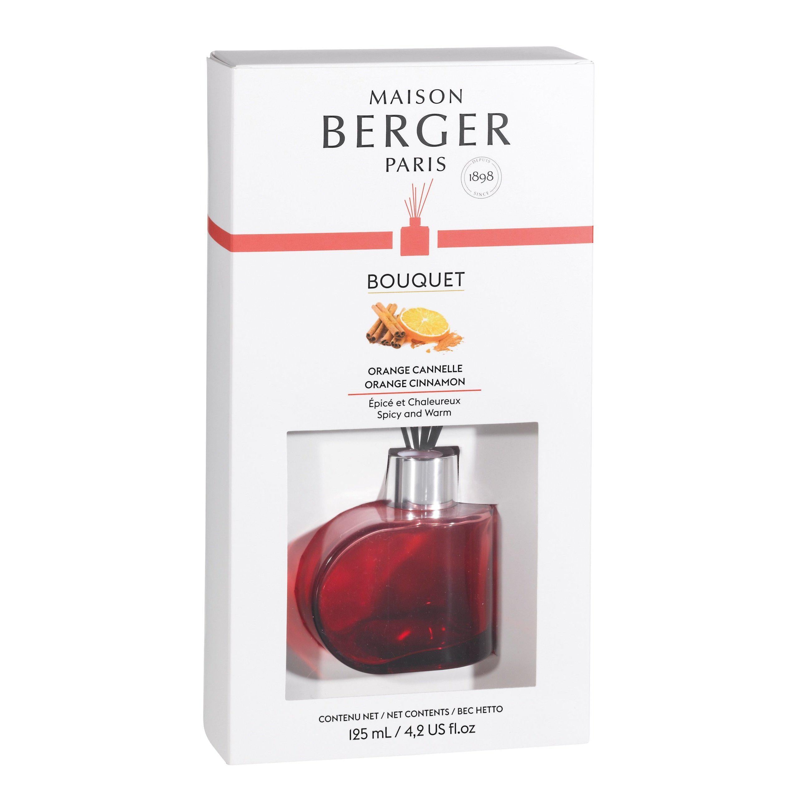 Maison Berger Bouquet  - Alliance Red - Orange Cinnamon 125 mL - DISCONTINUED