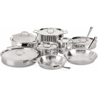 All-Clad D3 Stainless Steel 14 Piece Set