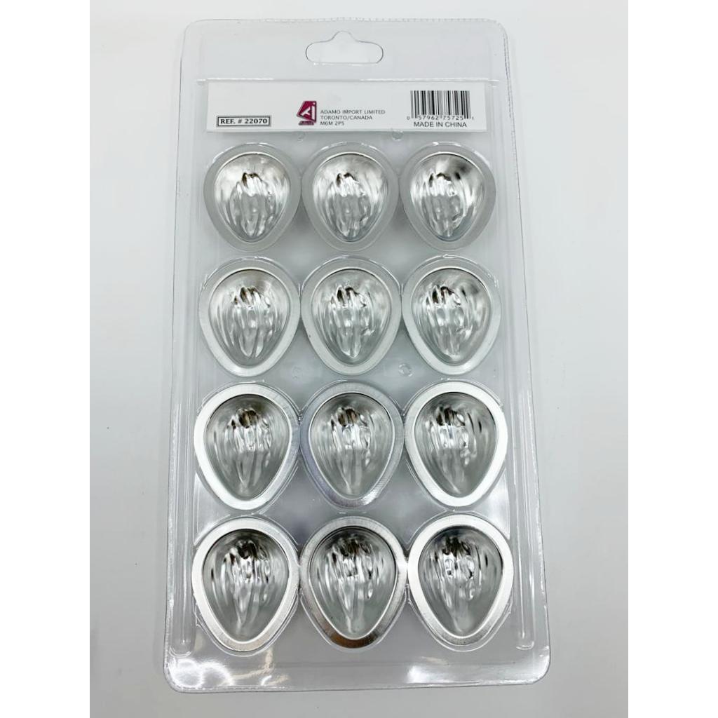 Walnut Molds 12 Pack Individual inside View