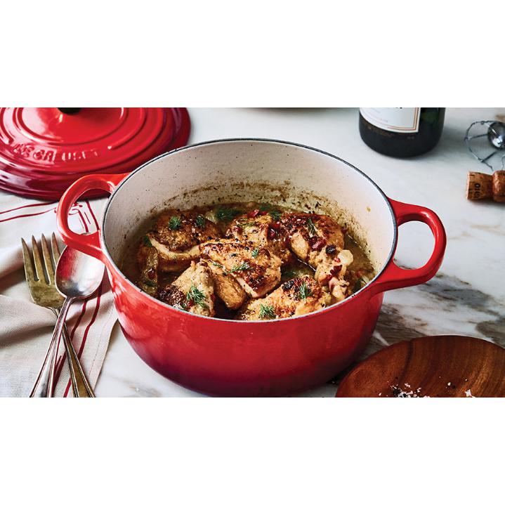 Le Creuset 4.2L Cherry Red French/ Dutch Oven (24cm) - LS2501-2467