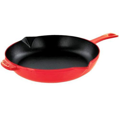 Staub - 26cm Cherry Red Frying Pan (10")-Consiglio's Kitchenware