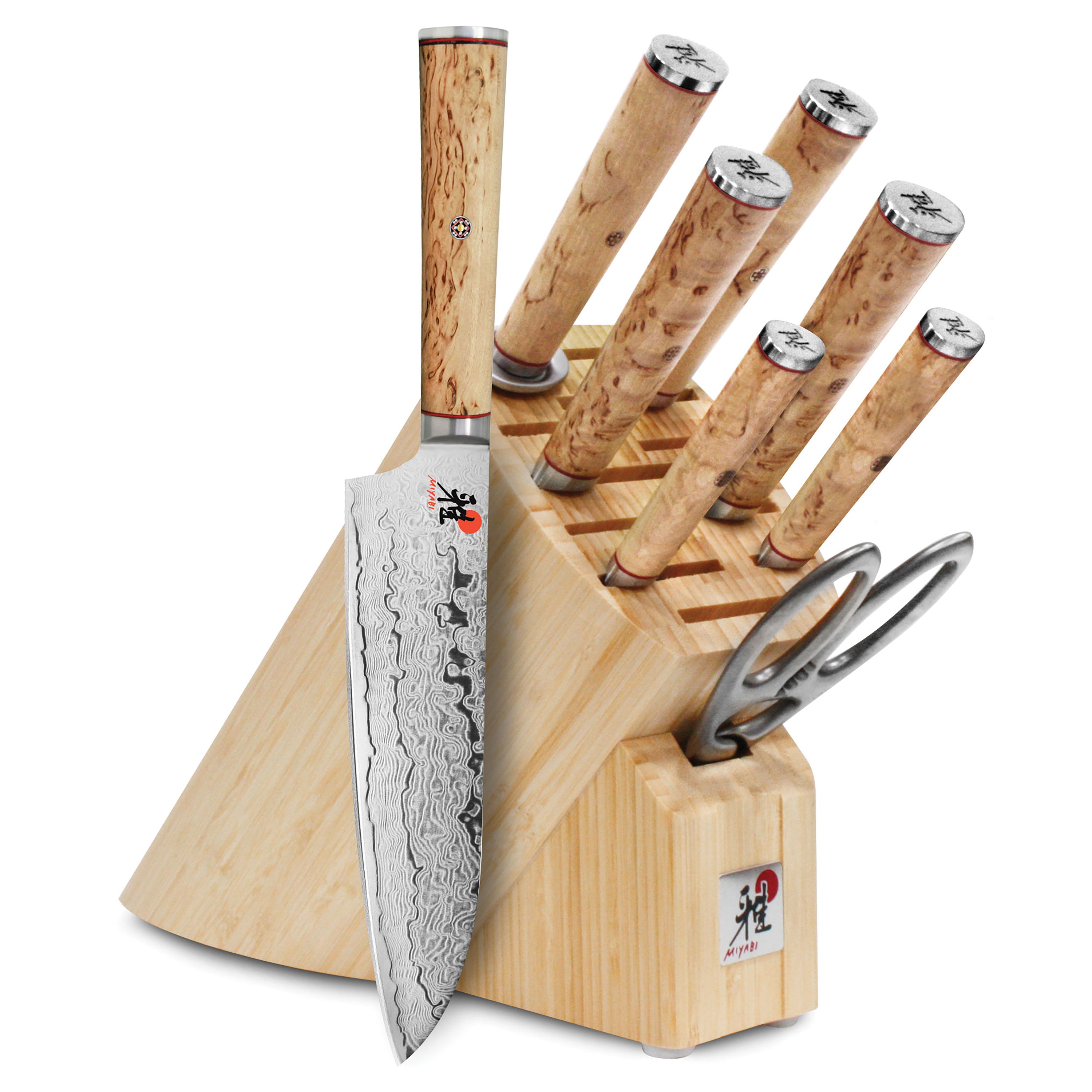 Miyabi 5000MCD-B Birchwood 7 Piece Knife Block Set - Best Knives on the Market