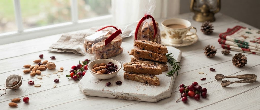White Chocolate Cranberry Biscotti