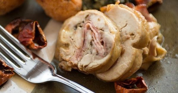 Chicken Roll Stuffed With Frittata And Ham-Consiglio's Kitchenware