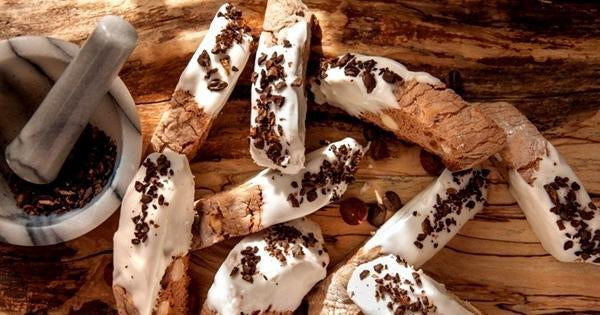 Espresso, Nutella, And Hazelnut Biscotti Recipe from Nonna's Way-Consiglio's Kitchenware