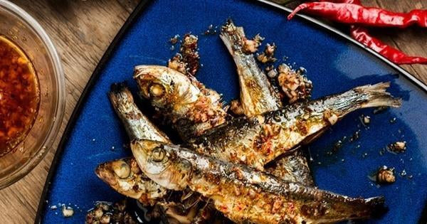 Grilled Sardines With Hot Pepper Dressing-Consiglio's Kitchenware