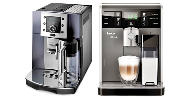 Saeco vs. Delonghi Automatic Espresso Machines-Consiglio's Kitchenware