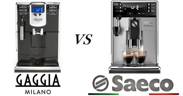 Saeco vs. Gaggia Automatic Espresso Machines-Consiglio's Kitchenware
