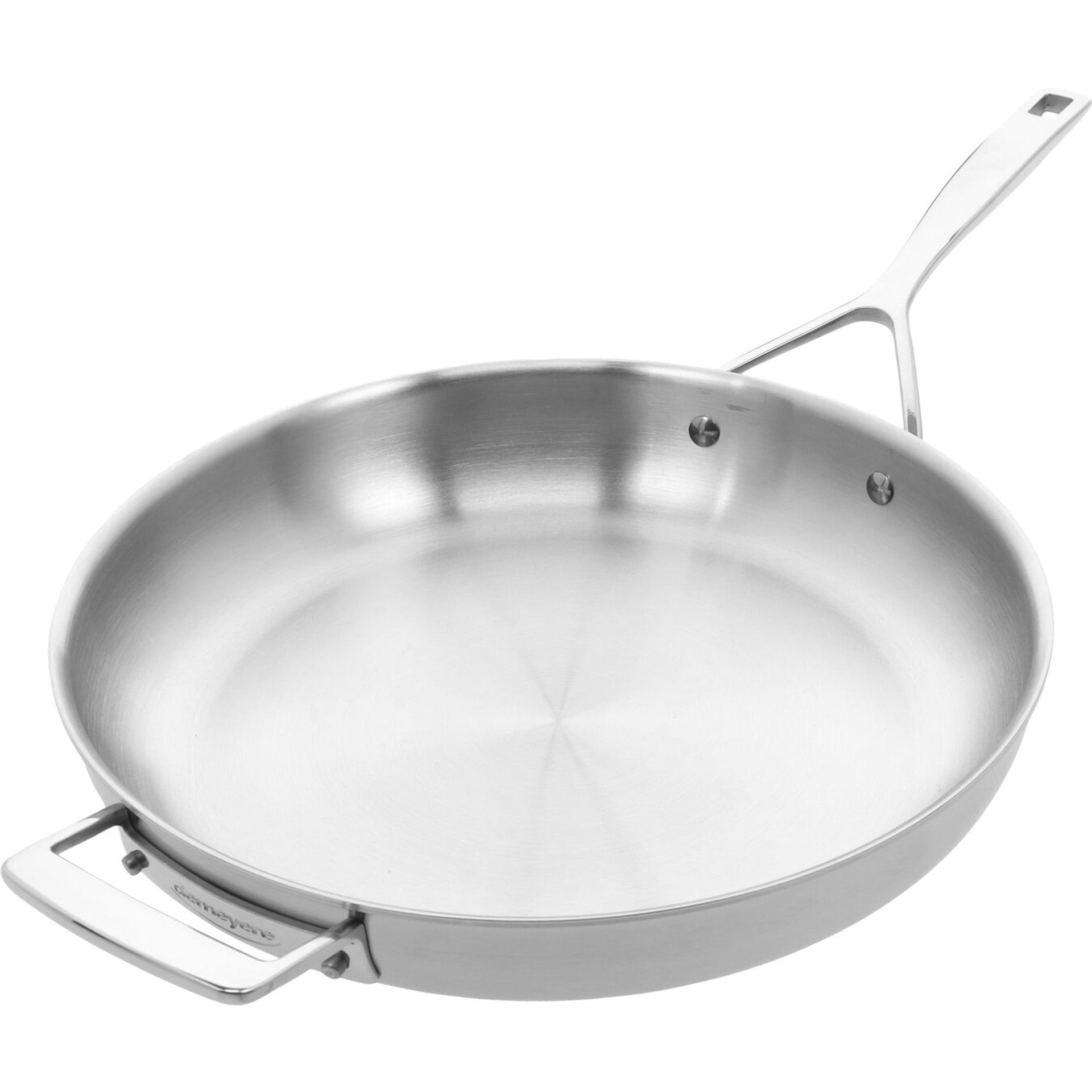 Demeyere Essential 5 Collection 32 cm / 12.5" 18/10 Stainless Steel Frying Pan with Lid Inside