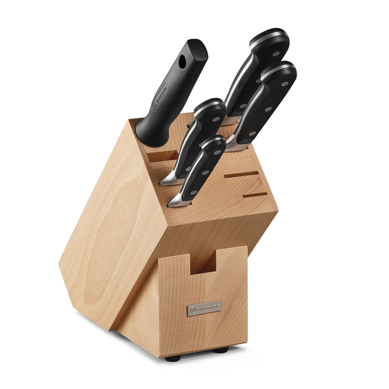 Wüsthof Classic Beech 6-Piece Knife Block Set - Made in Germany - 1090170501