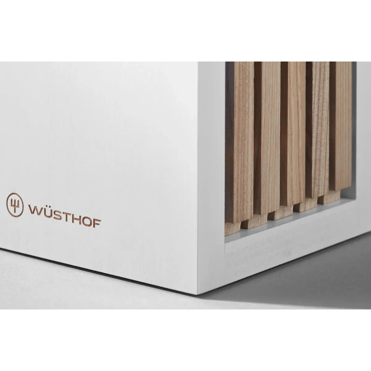 Wüsthof Classic 6-Piece White Knife Block Set with Bread Knife - Made in Germany Base