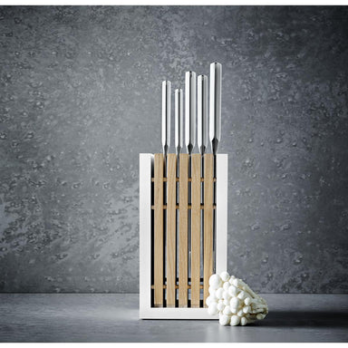 Wüsthof Classic 6-Piece White Knife Block Set with Bread Knife - Made in Germany White