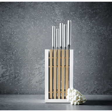 Wüsthof Classic 6-Piece White Knife Block Set with Bread Knife - Made in Germany White