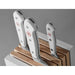 Wüsthof Classic 6-Piece White Knife Block Set with Bread Knife - Made in Germany White Handle