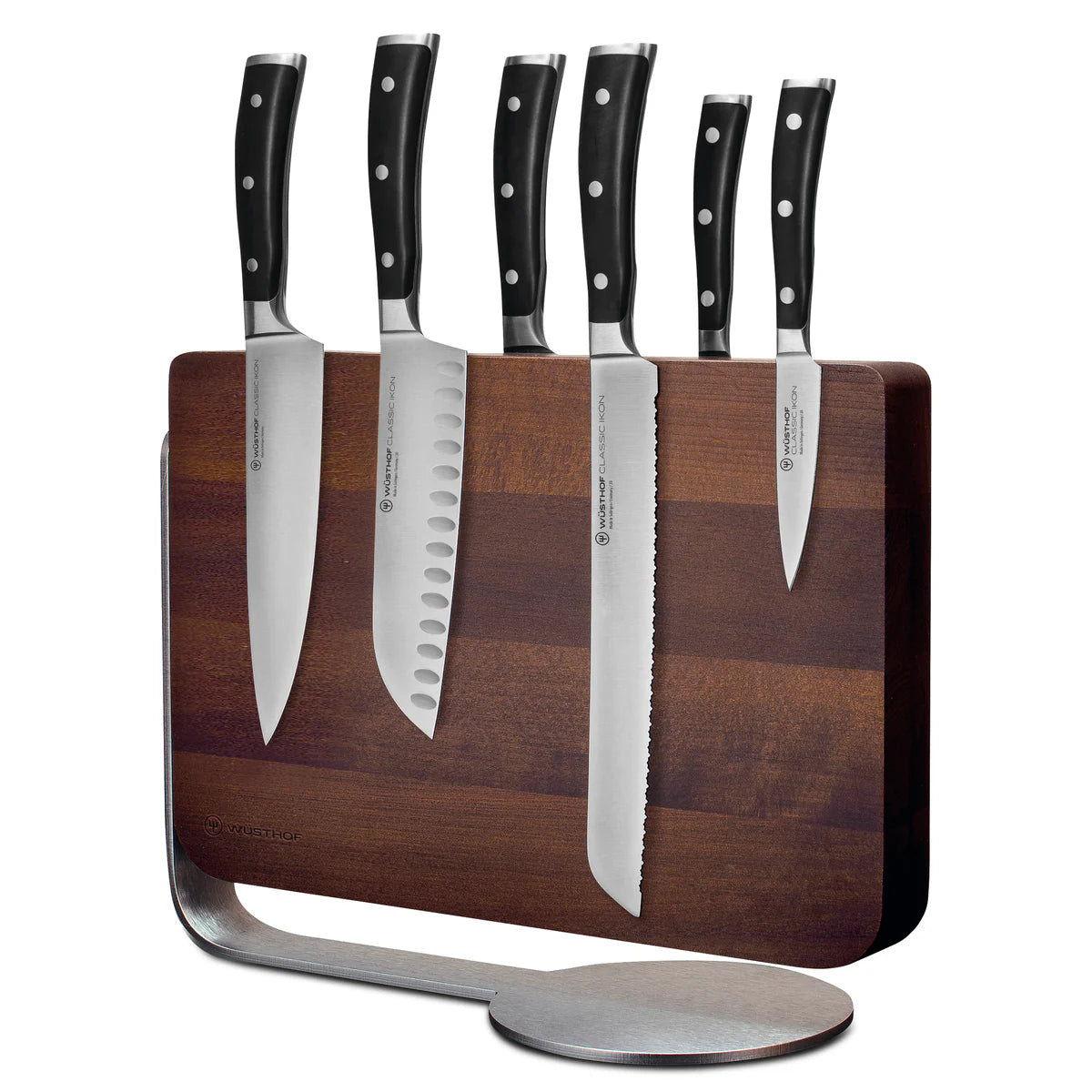 Wüsthof Classic Ikon 7-Piece Magnetic Knife Block Set - Made in Germany - 1090370602