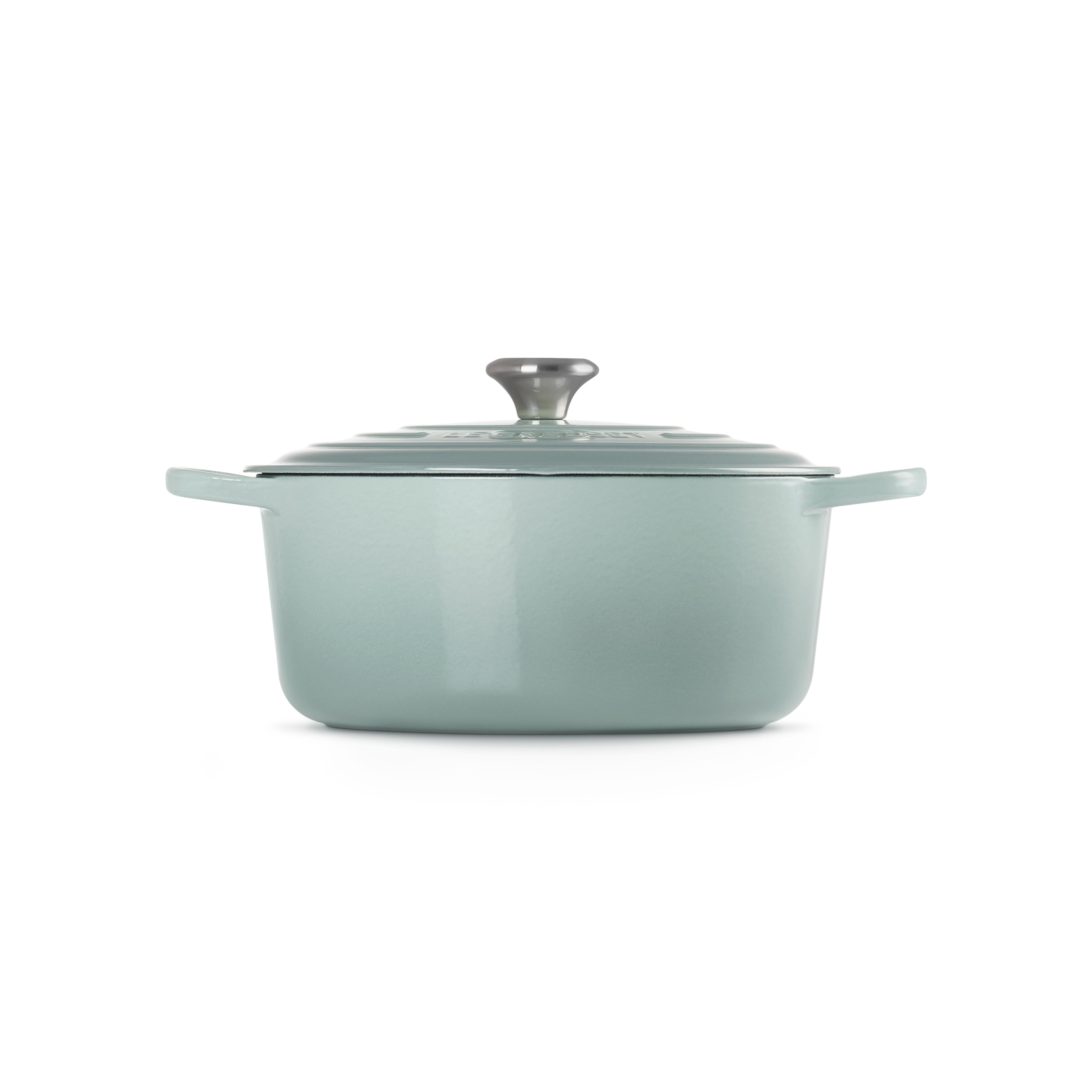 Le Creuset - 6.7L Sea Salt French/Dutch Oven (28 cm) Side