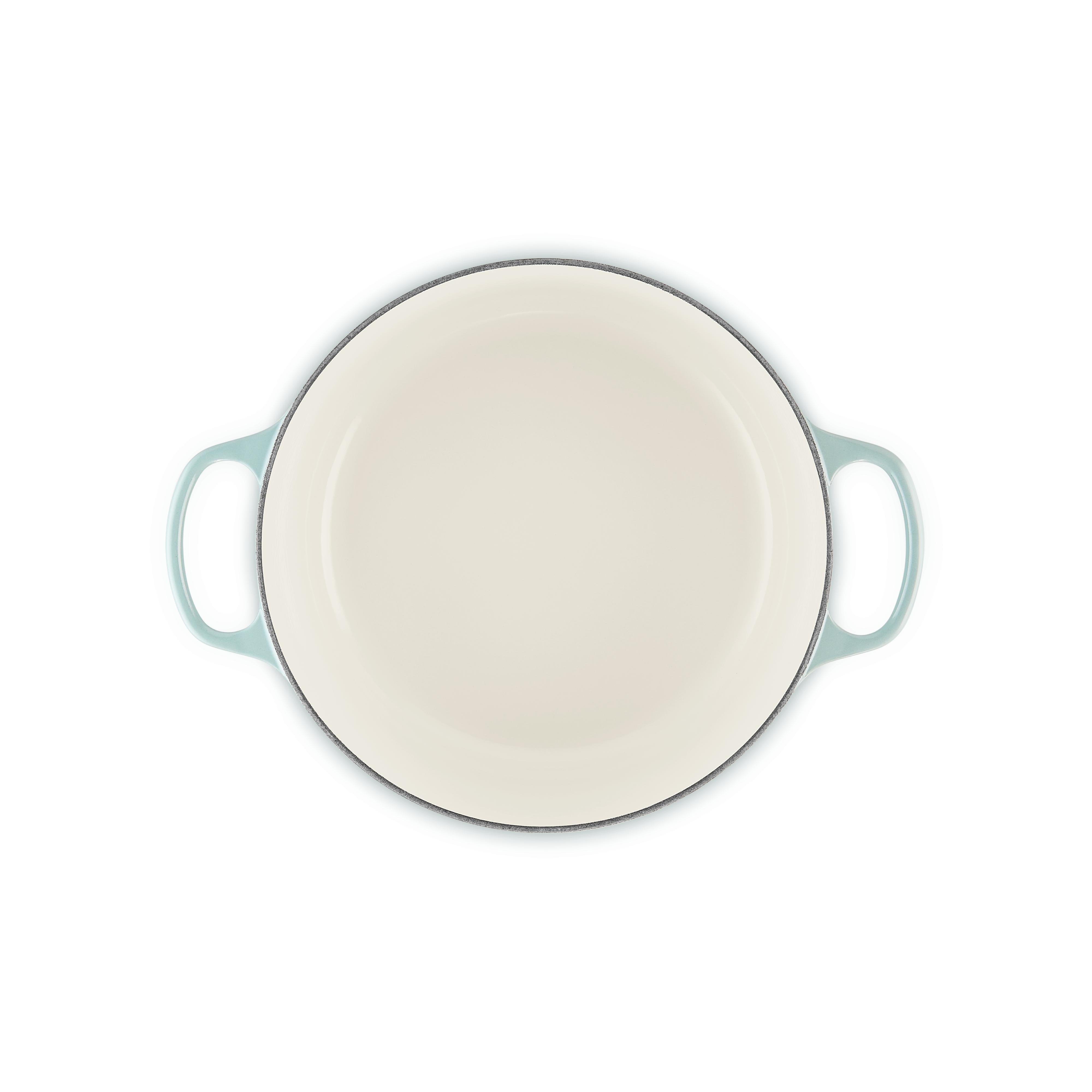 Le Creuset - 6.7L Sea Salt French/Dutch Oven (28 cm) interior