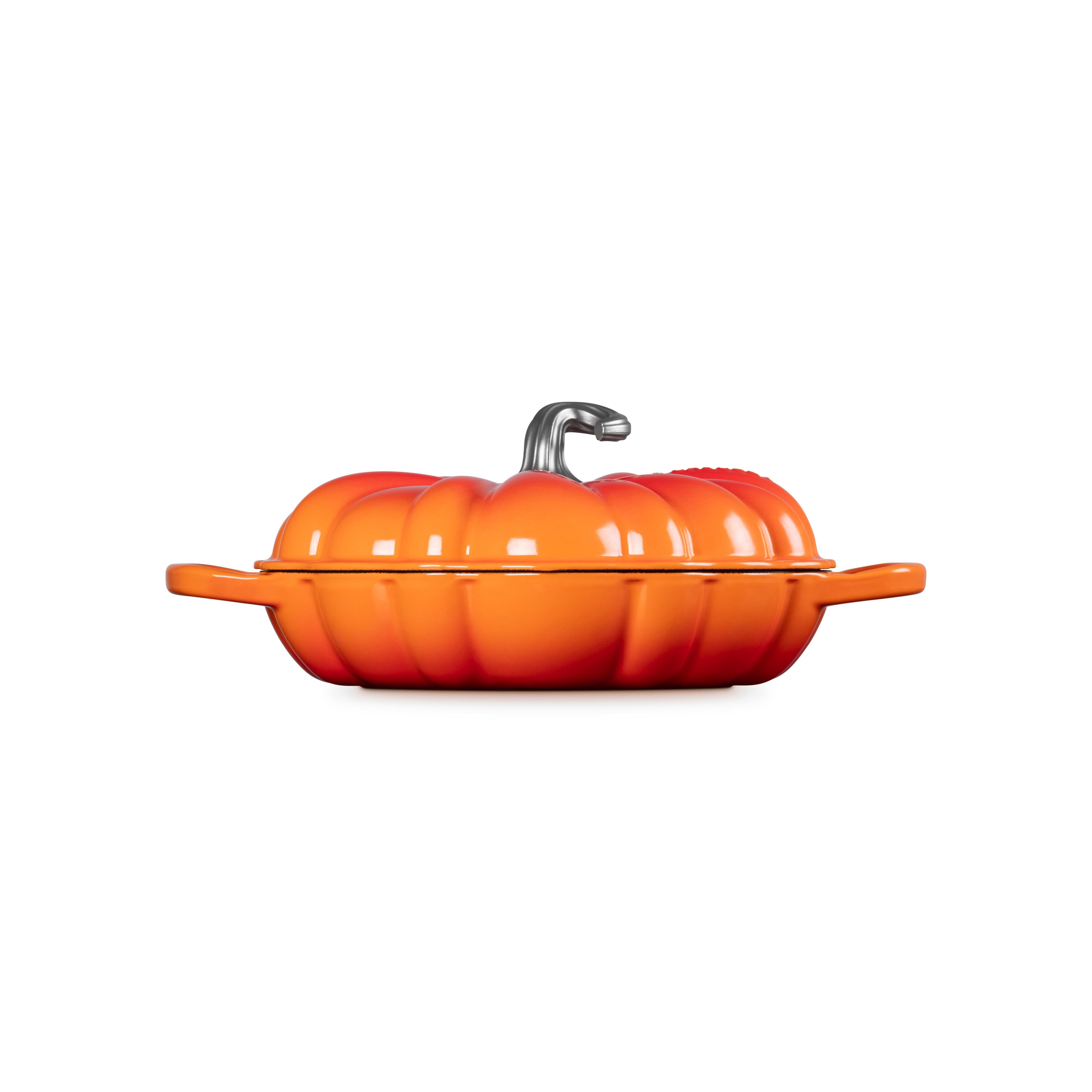 Le Creuset 2.5L Persimmon (Pumpkin Braiser (28 cm) Side