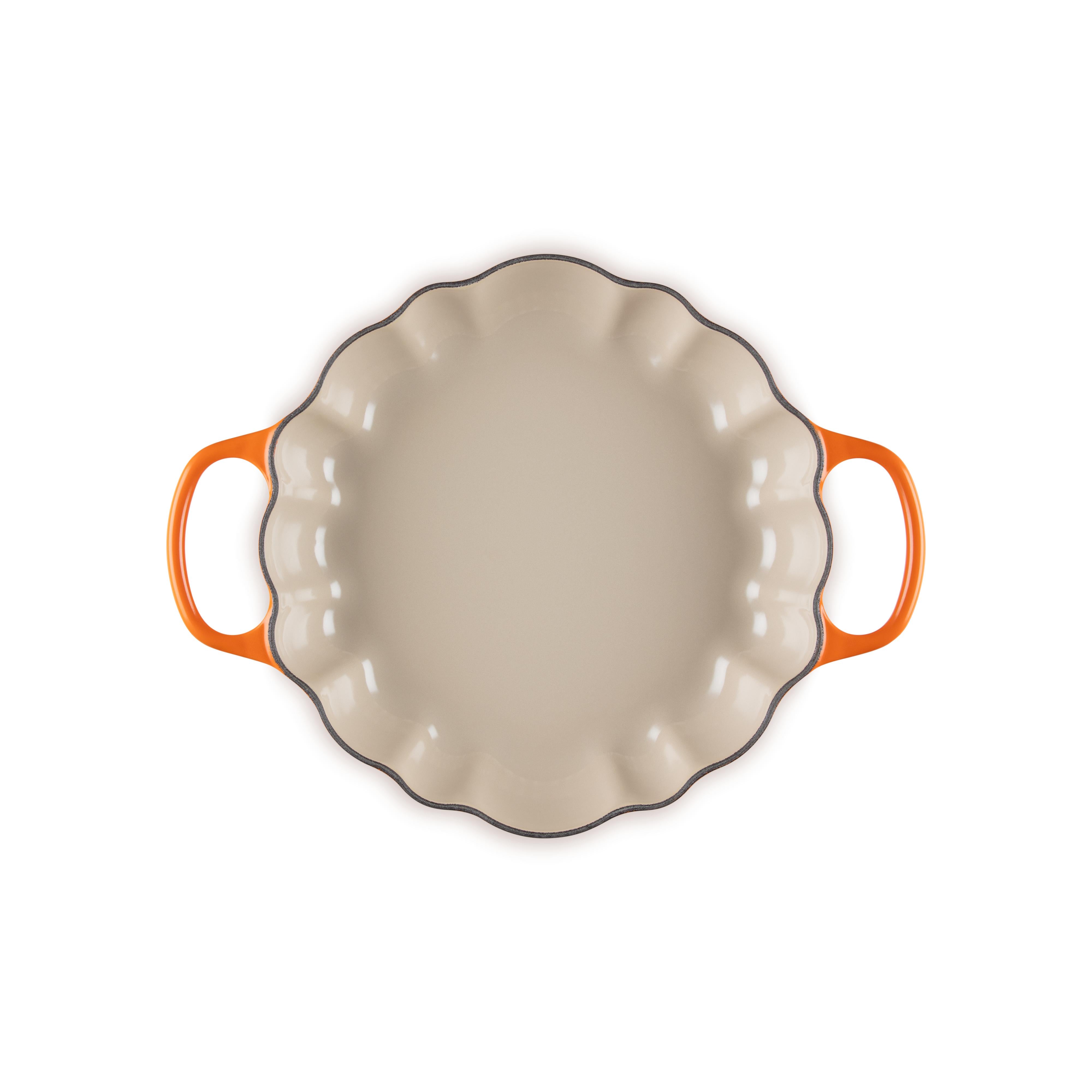Le Creuset 2.5L Persimmon (Pumpkin Braiser (28 cm) Interior