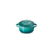 Le Creuset Mini Round Cocotte Stoneware Bleu Riviera 10 cm