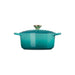 Le Creuset 4.2L Bleu Riviera French/Dutch Oven (24cm) Side