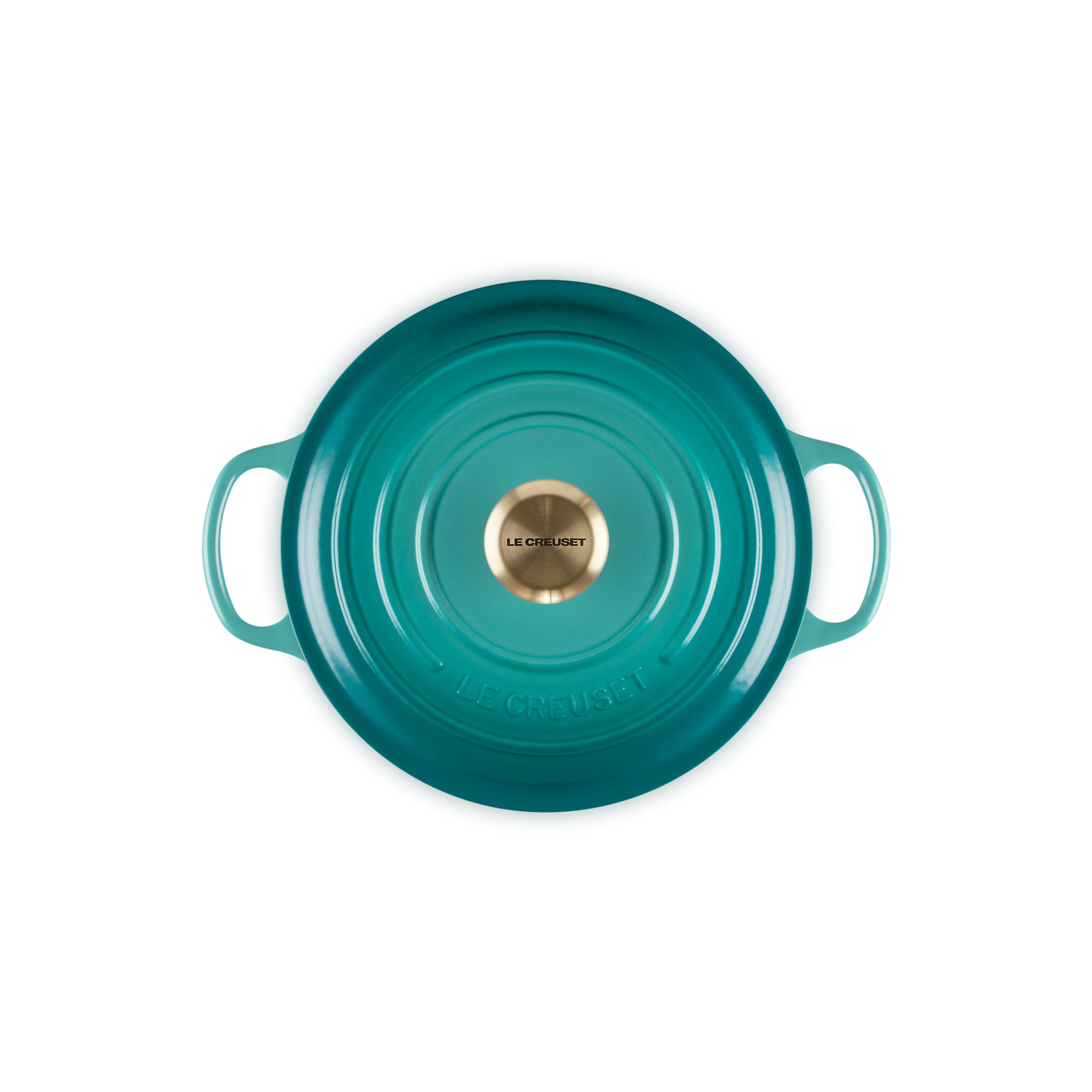 Le Creuset 4.2L Bleu Riviera French/Dutch Oven (24cm) Top Lid 