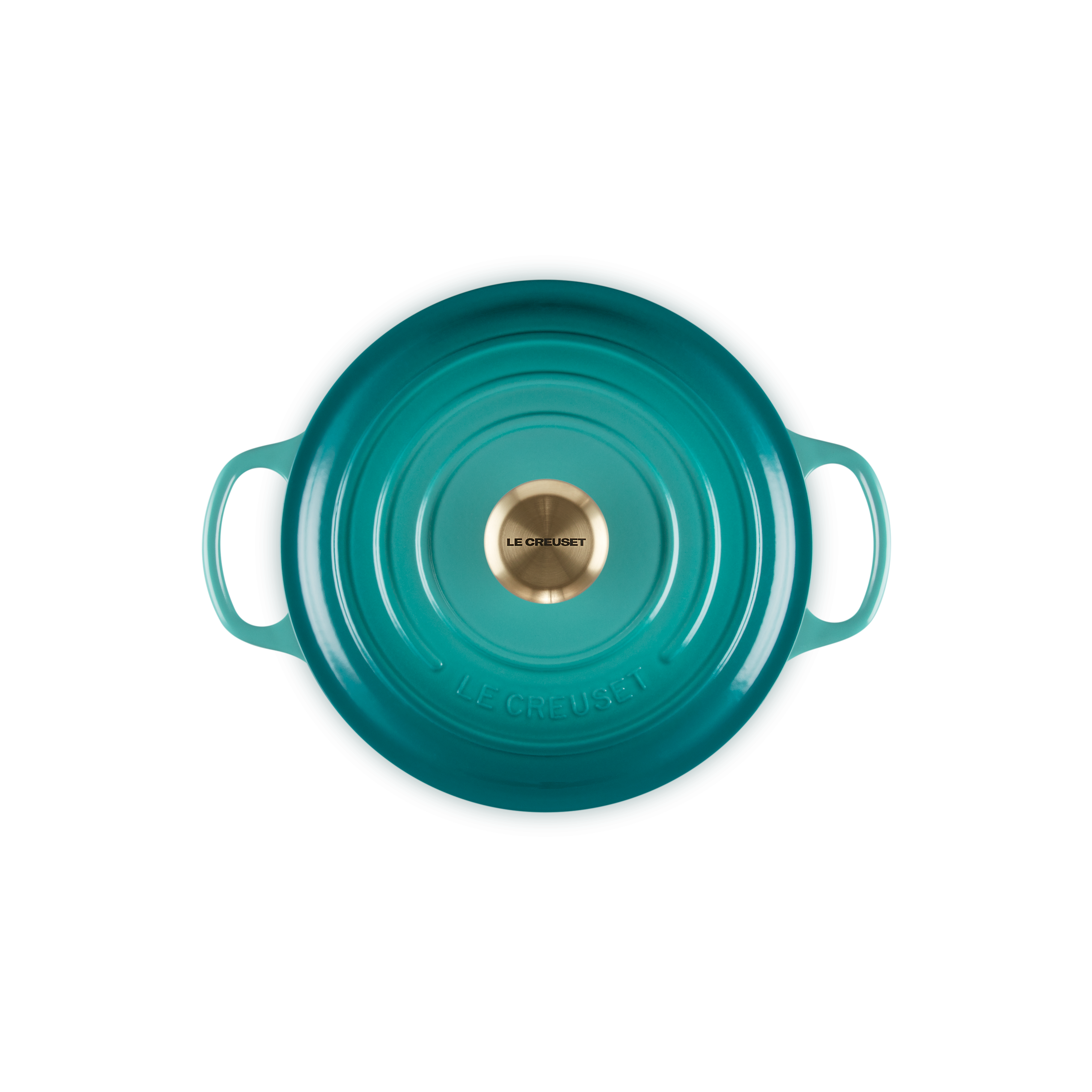 Le Creuset 4.2L Bleu Riviera French/Dutch Oven (24cm) Top Lid 