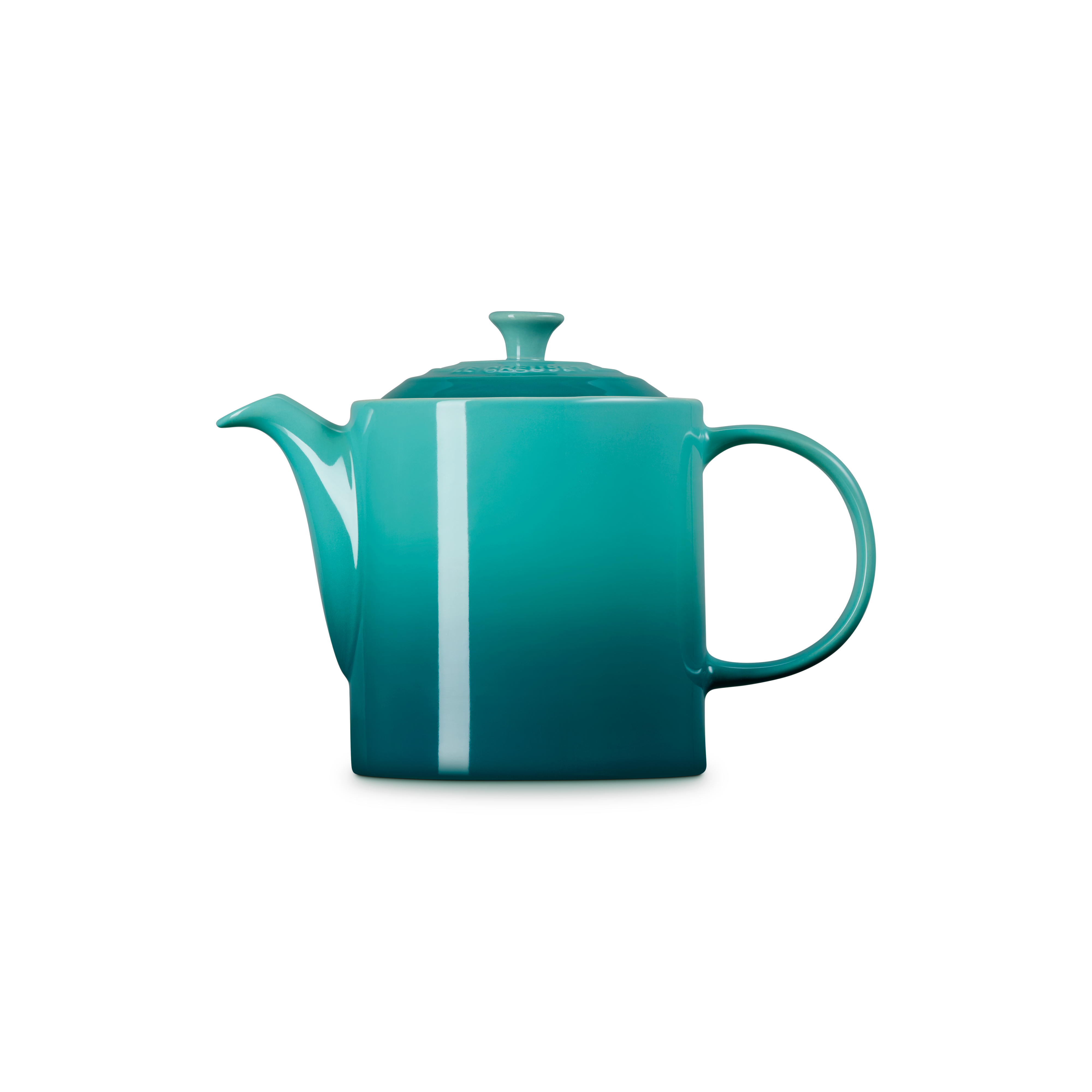 Le Creuset Grand Teapot Bleu Riviera 1.3L Side