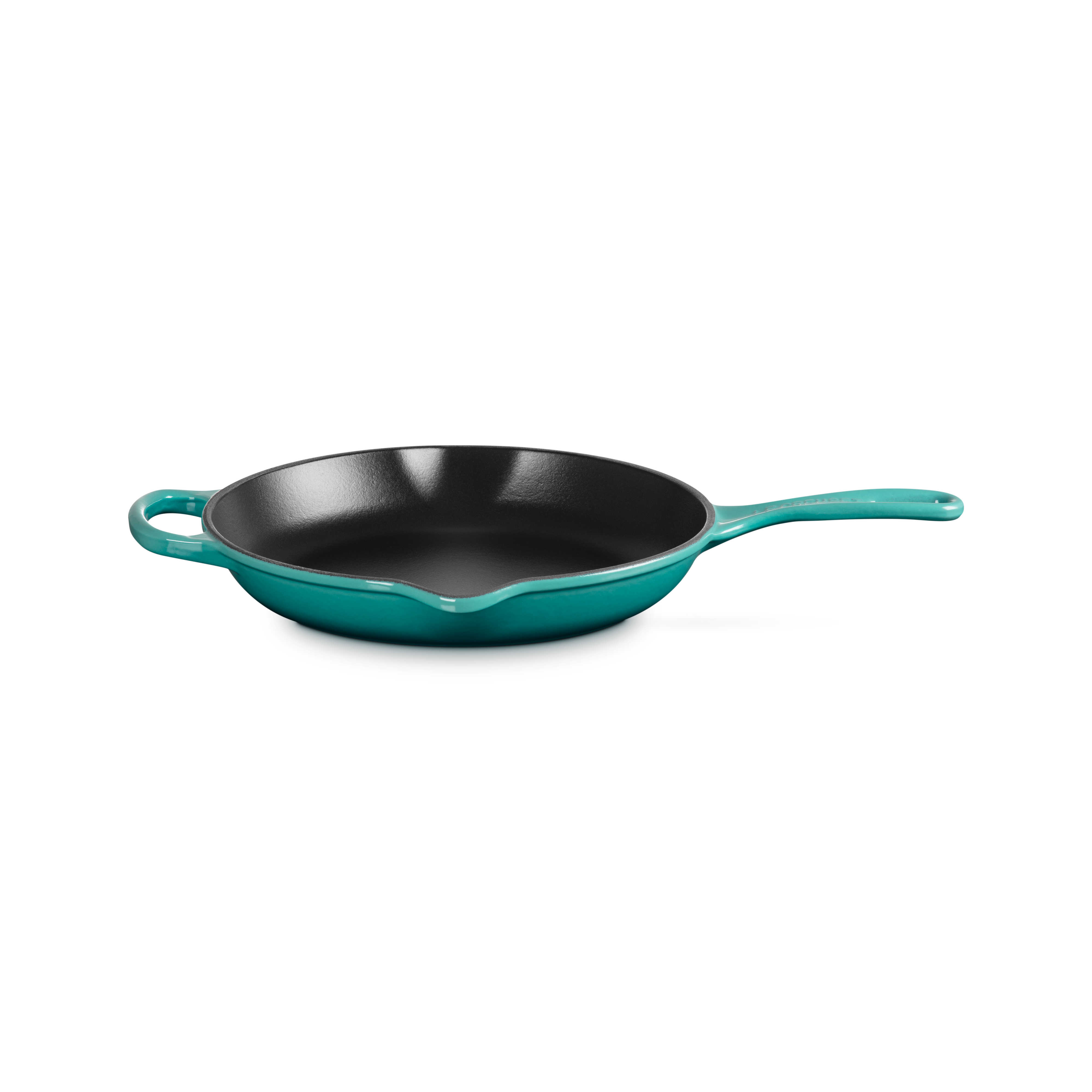 Le Creuset - 26cm Bleu Riviera Round Skillet (10") Side