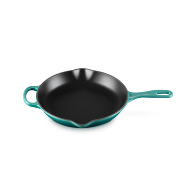Le Creuset - 26cm Bleu Riviera Round Skillet (10") Front Side