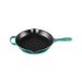 Le Creuset - 26cm Bleu Riviera Round Skillet (10") Front Side