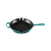 Le Creuset - 26cm Bleu Riviera Round Skillet (10") Front Side