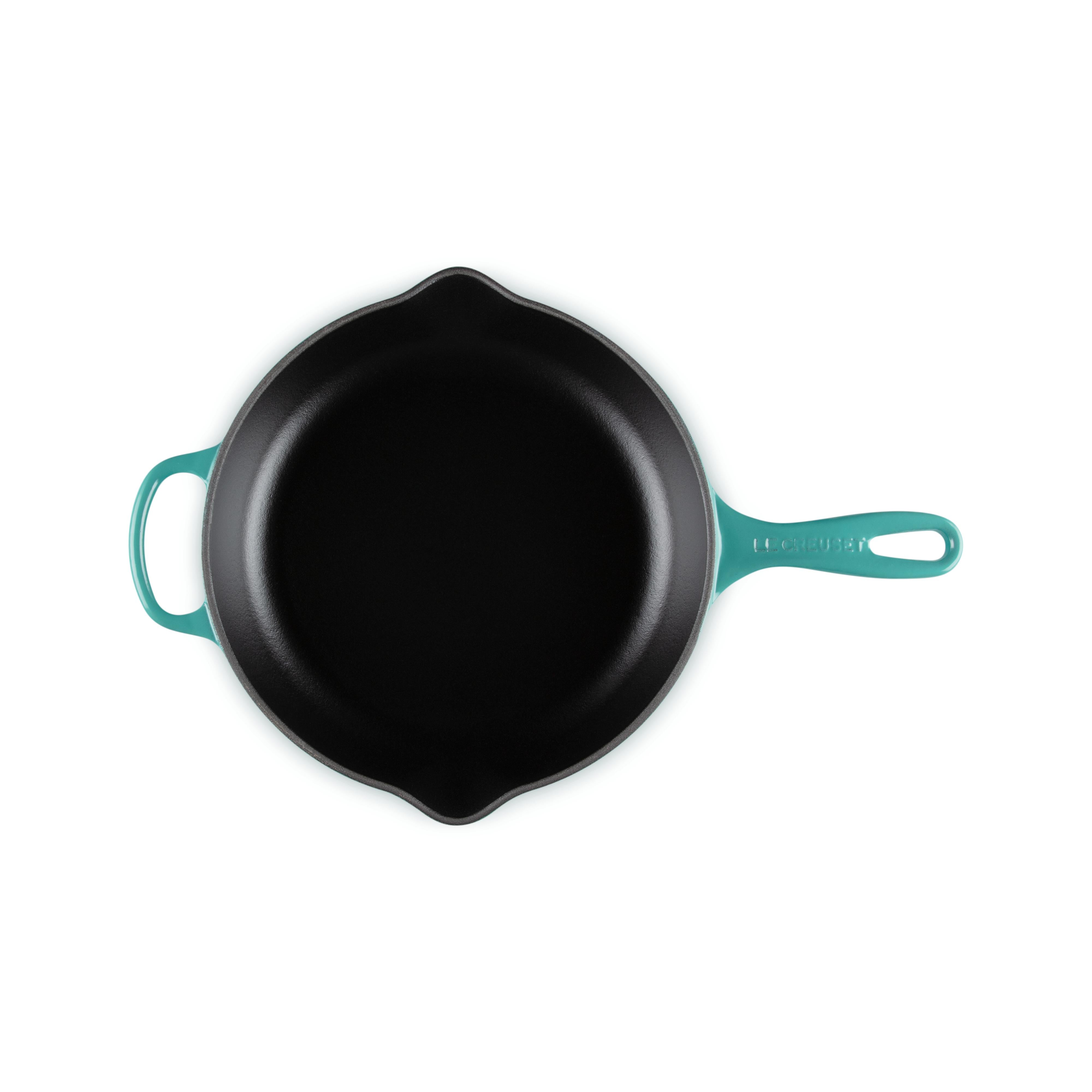 Le Creuset - 26cm Bleu Riviera Round Skillet (10") Top View