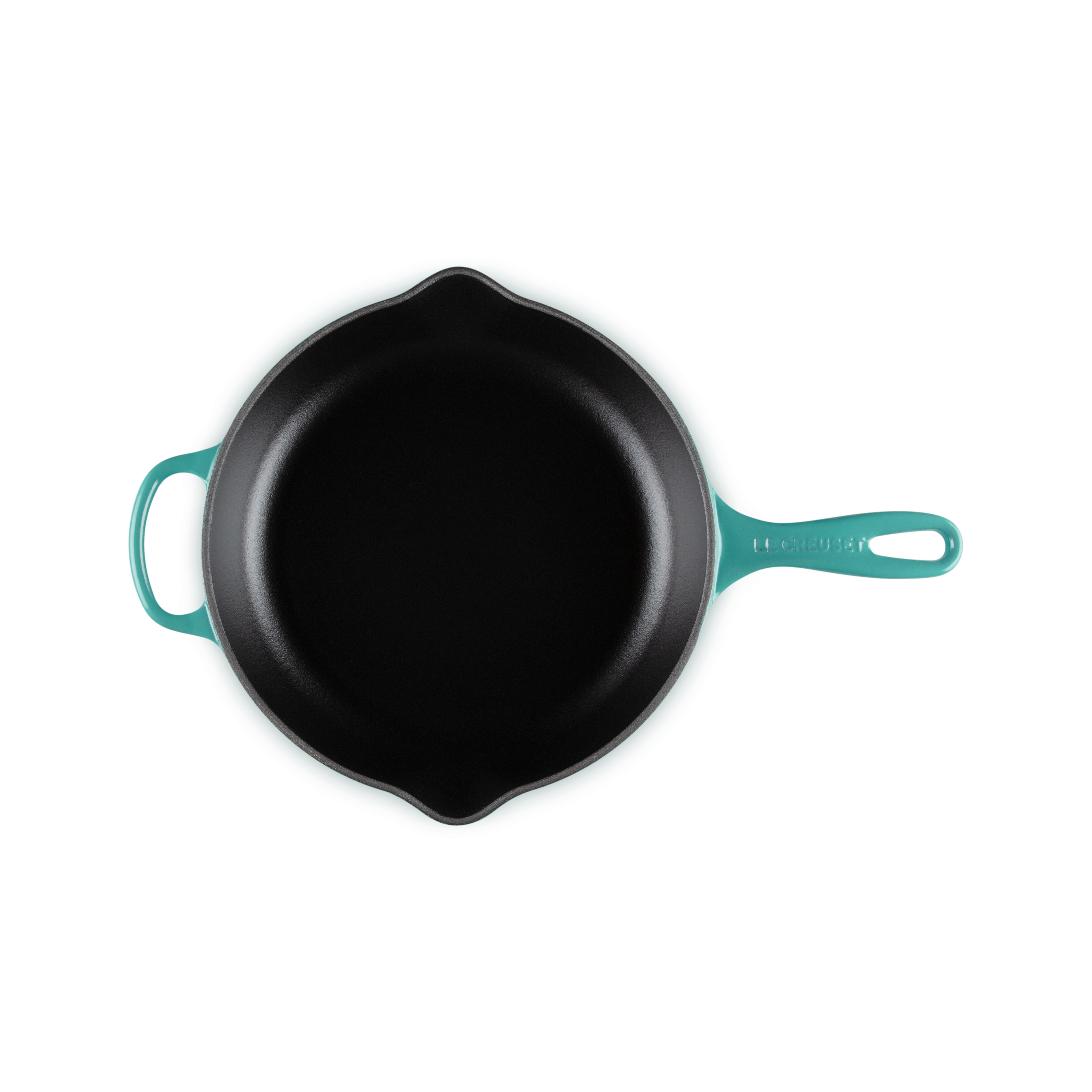 Le Creuset - 26cm Bleu Riviera Round Skillet (10") Top View