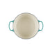 Le Creuset 5.3L Bleu Riviera French/Dutch Oven (26cm) interior 