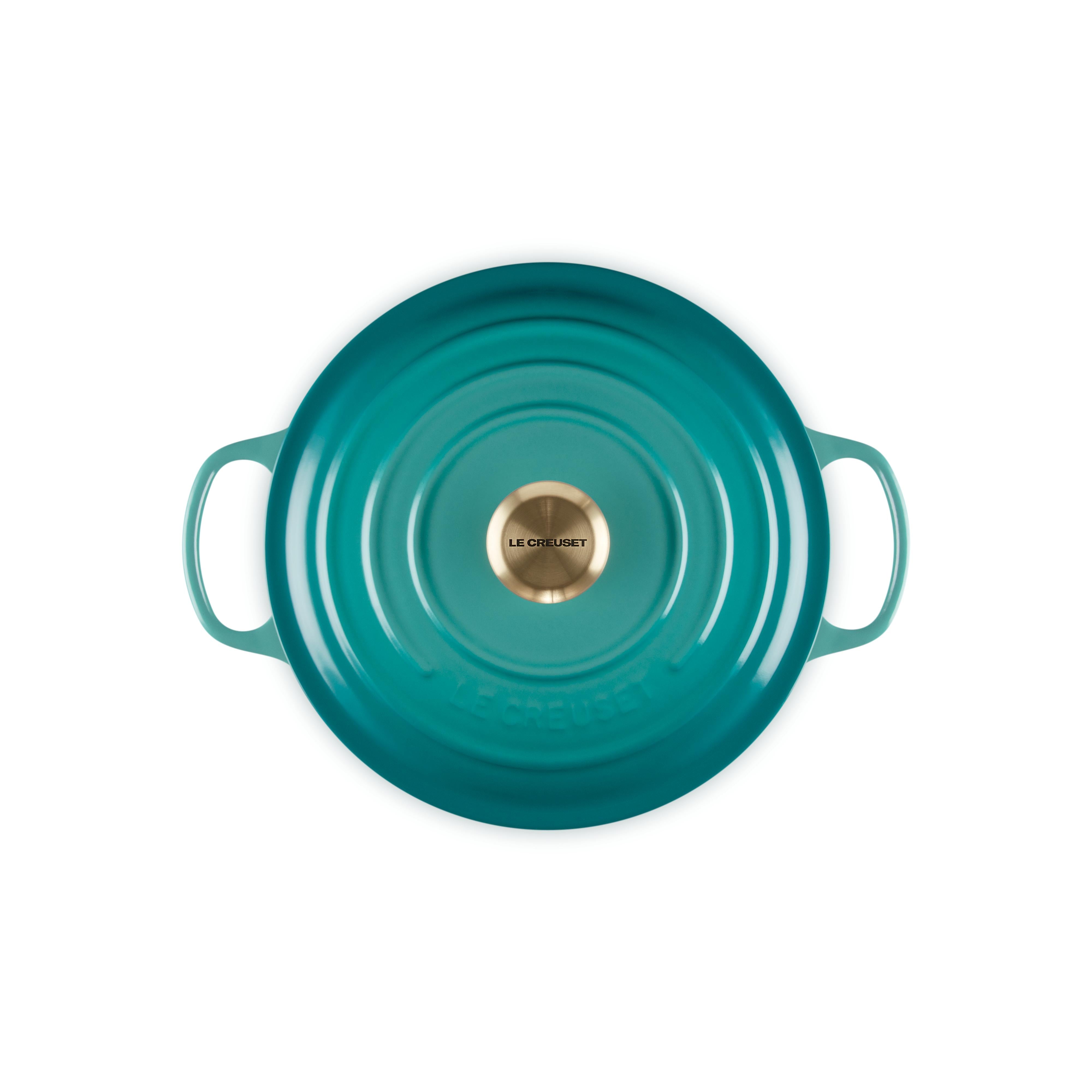 Le Creuset 5.3L Bleu Riviera French/Dutch Oven (26cm) Top