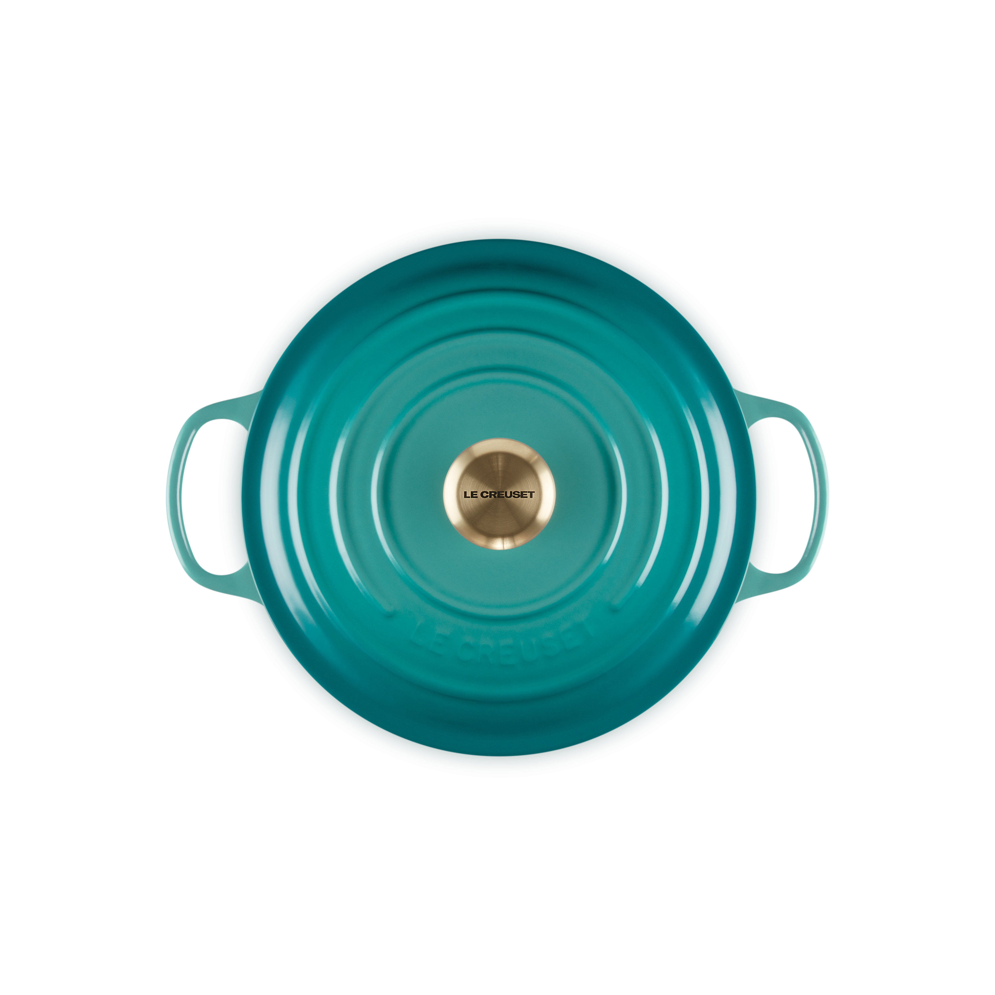 Le Creuset 5.3L Bleu Riviera French/Dutch Oven (26cm) Top