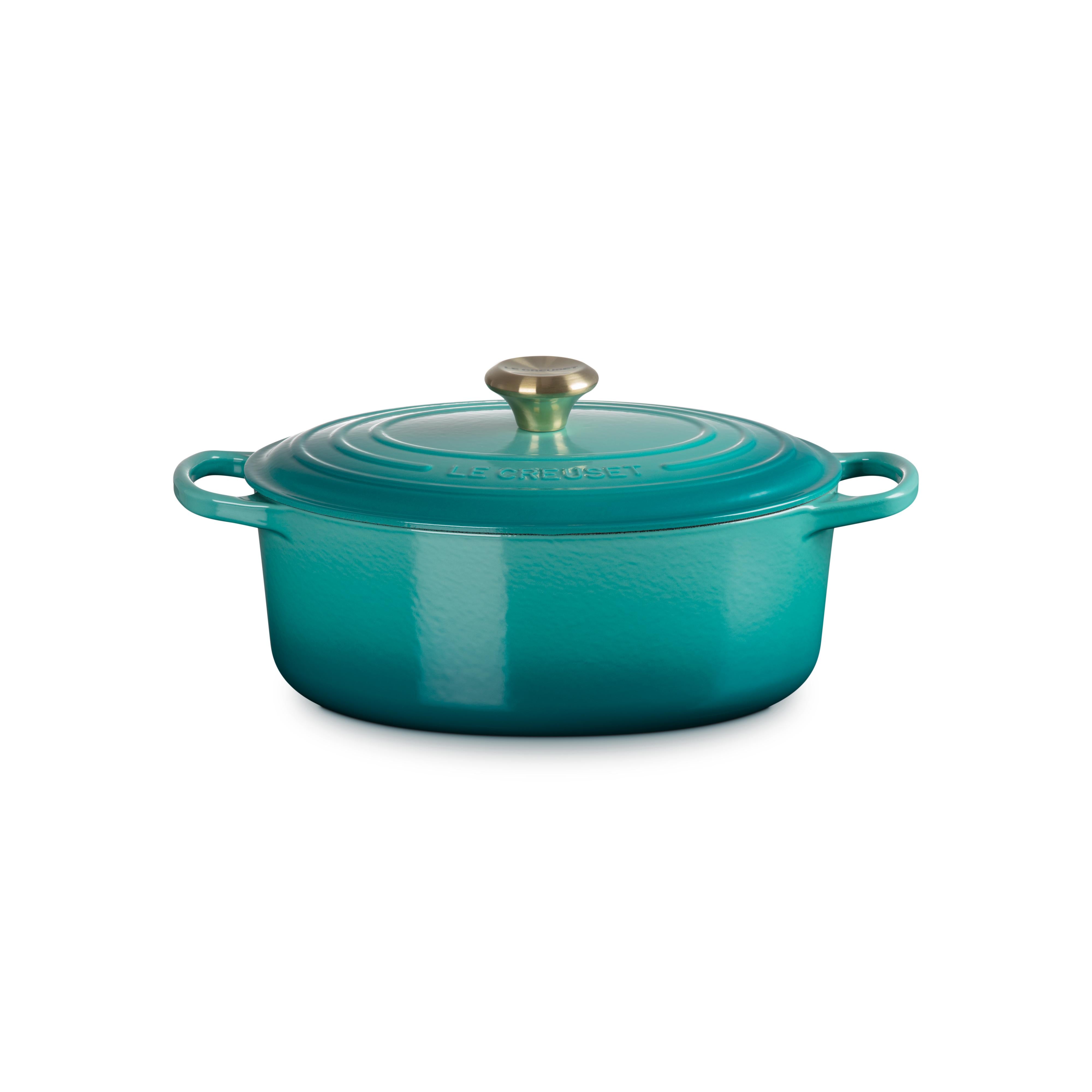 Le Creuset 4.7L Bleu Riviera Oval French/Dutch Oven (29 cm)
