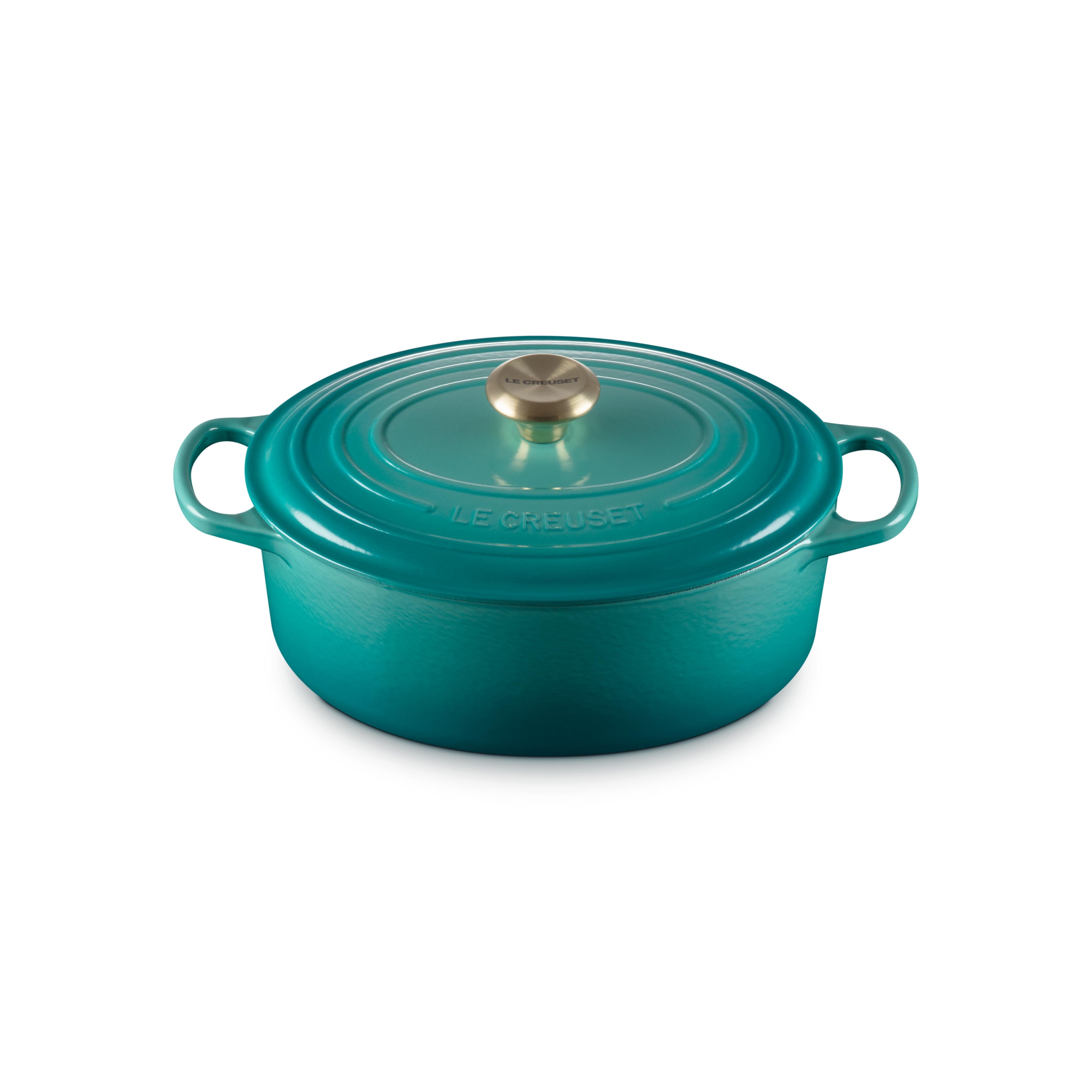 Le Creuset 4.7L Bleu Riviera Oval French/Dutch Oven (29 cm)