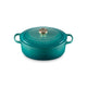 Le Creuset 4.7L Bleu Riviera Oval French/Dutch Oven (29 cm)