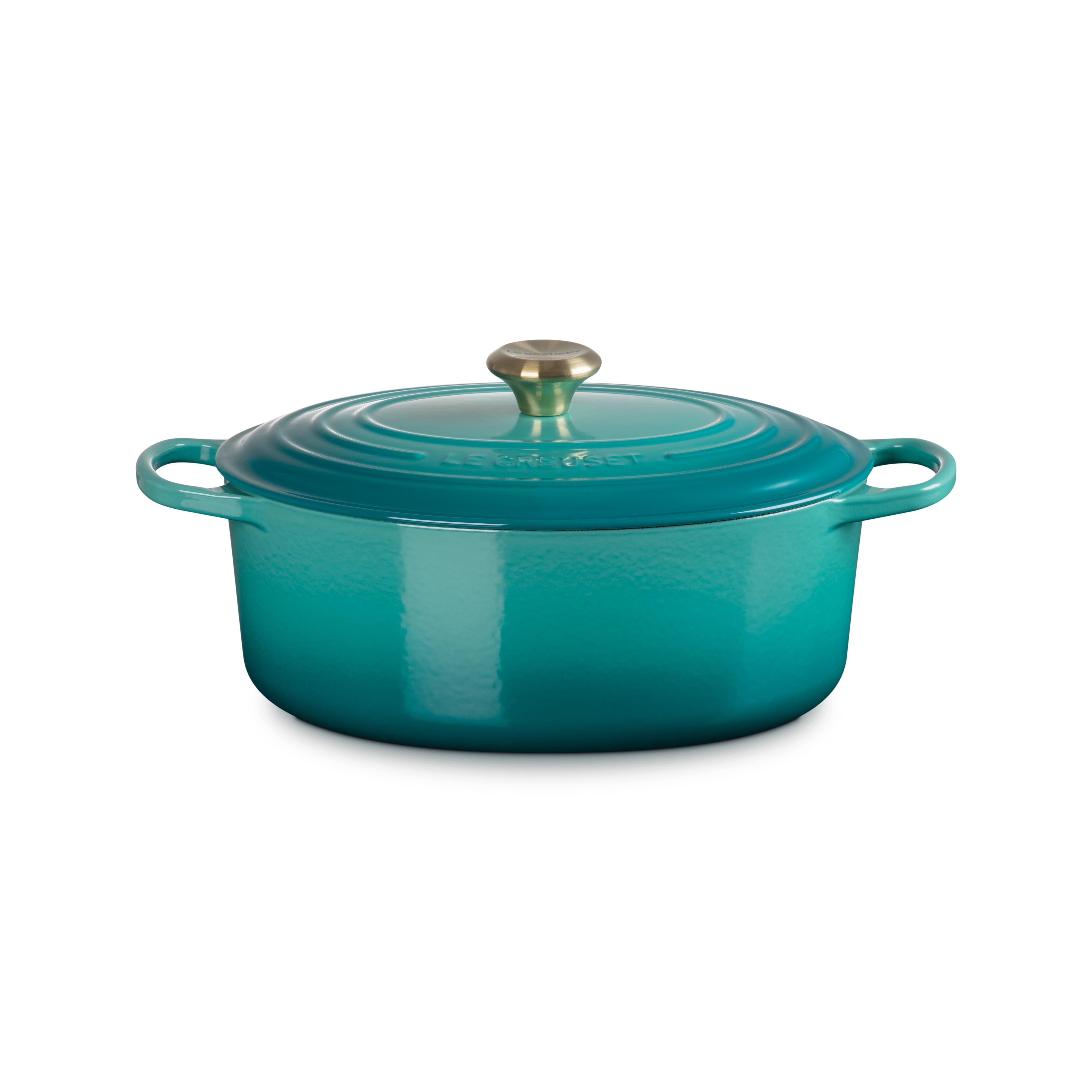 Le Creuset 6.3L Bleu Riviera Oval French/Dutch Oven (31 cm)