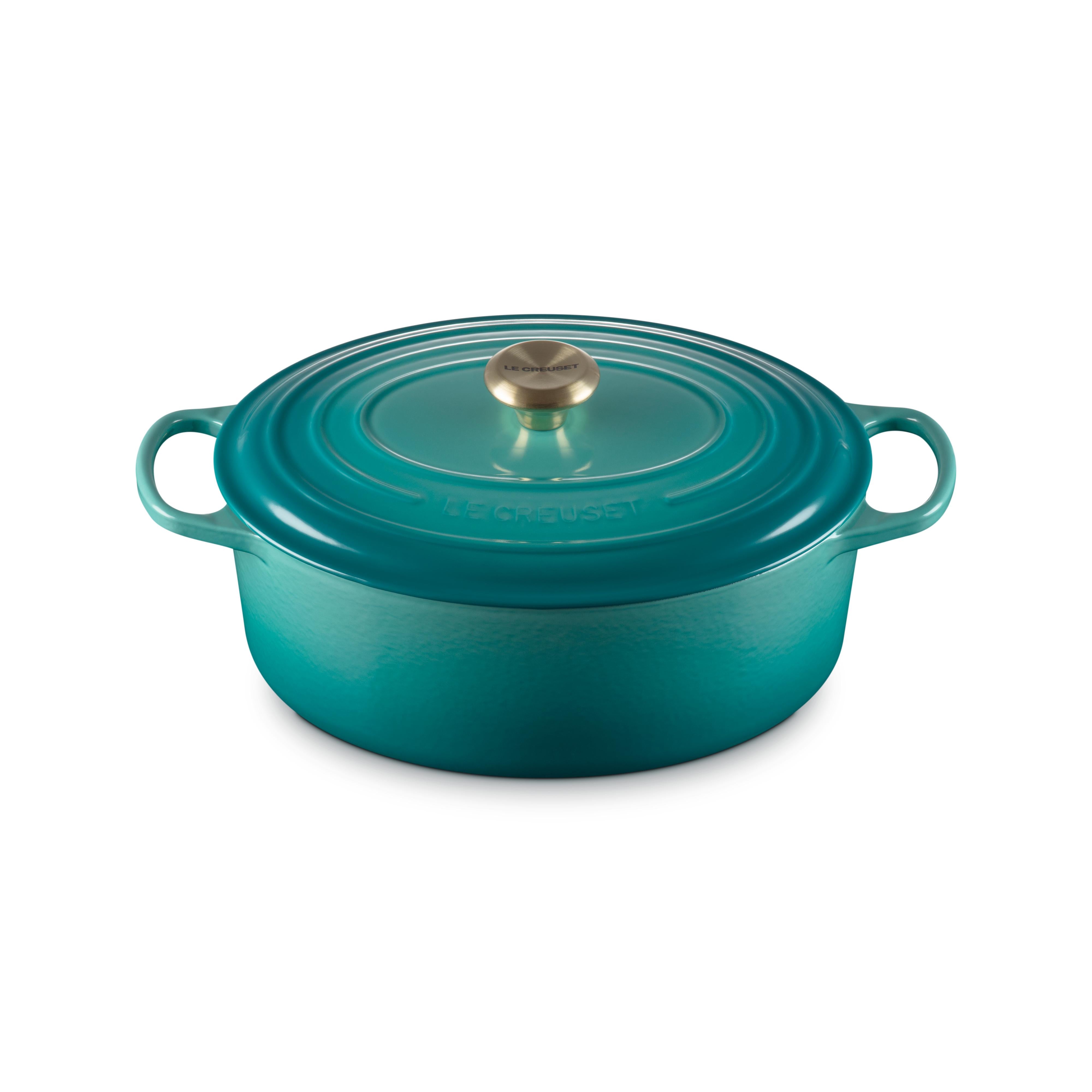 Le Creuset 6.3L Bleu Riviera Oval French/Dutch Oven (31 cm)