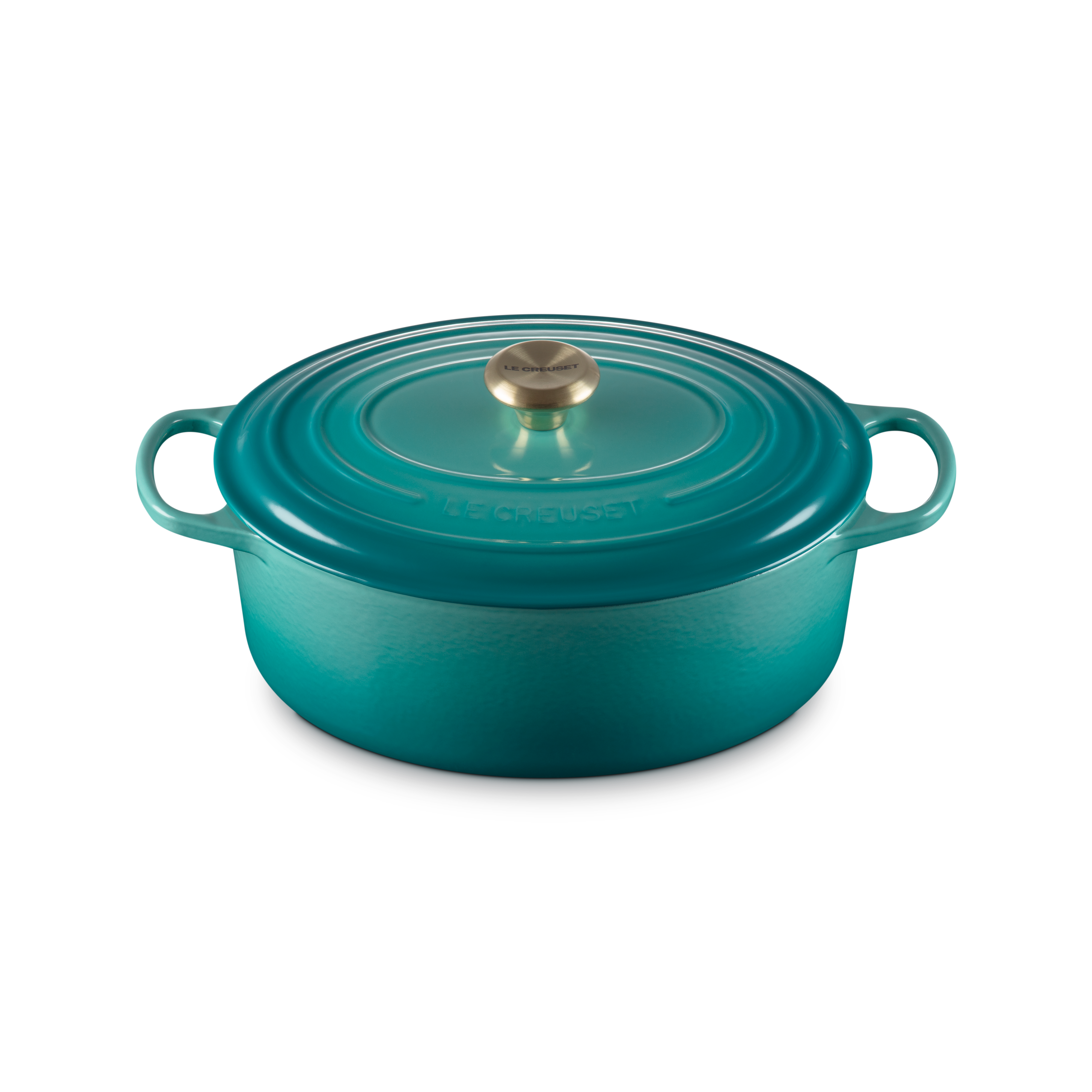 Le Creuset 6.3L Bleu Riviera Oval French/Dutch Oven (31 cm)