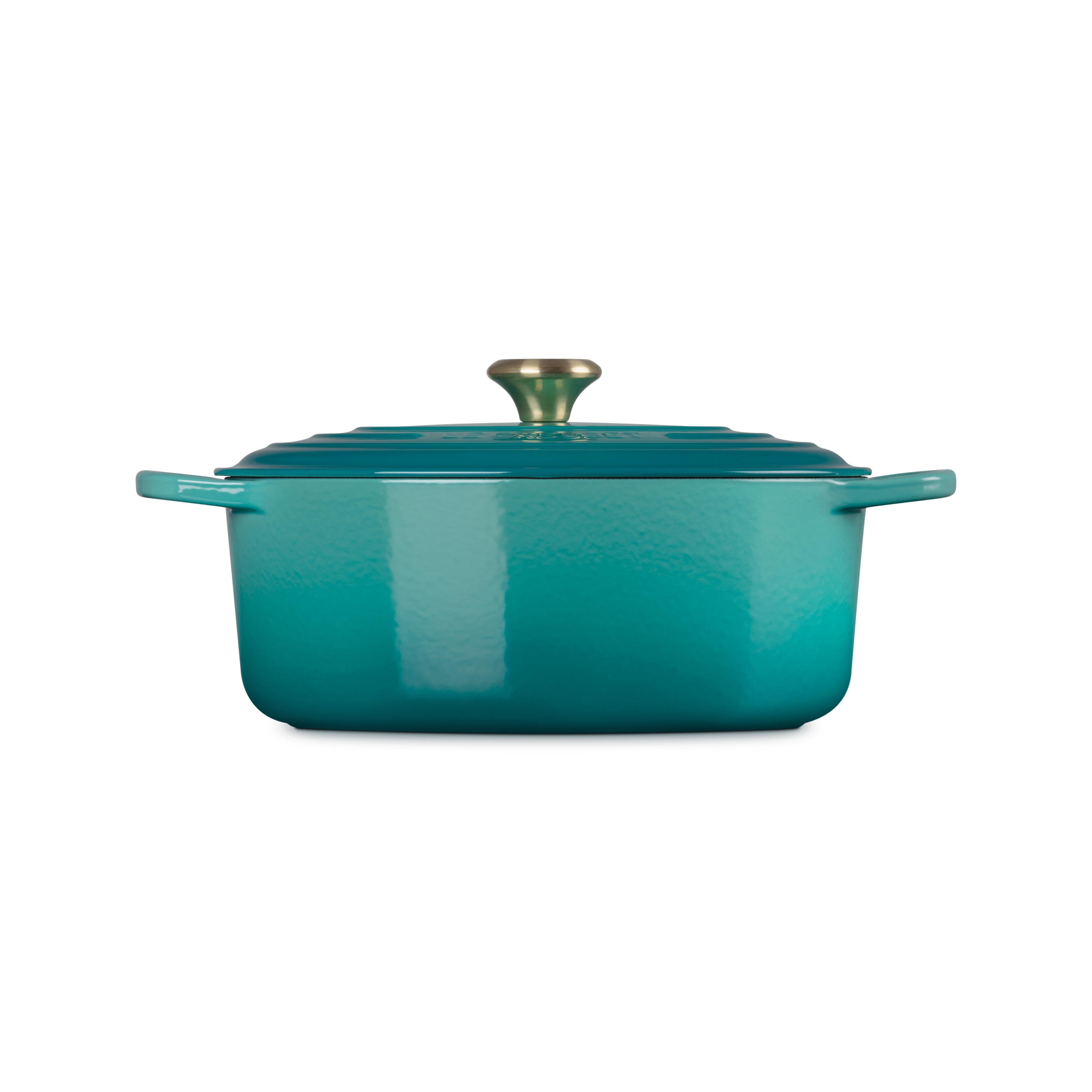 Le Creuset 6.3L Bleu Riviera Oval French/Dutch Oven (31 cm)