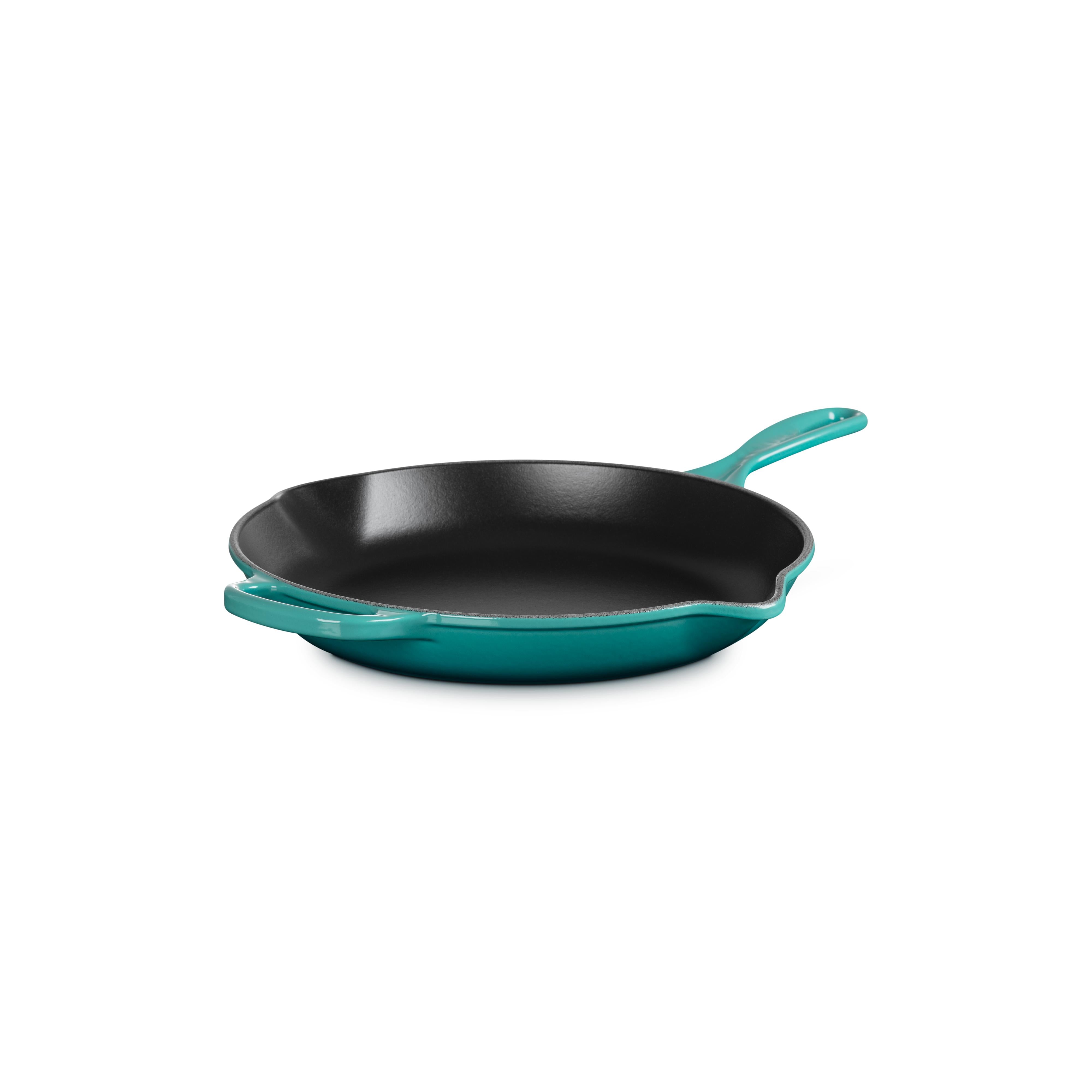 Le Creuset - 30cm Bleu Riviera Round Skillet (12") Front Side