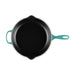 Le Creuset - 30cm Bleu Riviera Round Skillet (12") Top View